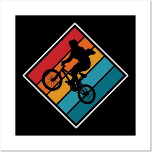 BMX Rider Retro Posters and Art